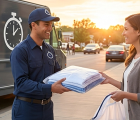On-time delivery & pickup